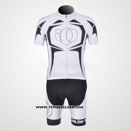 2011 Maillot Ciclismo Pearl Izumi Noir et Blanc Manches Courtes et Cuissard